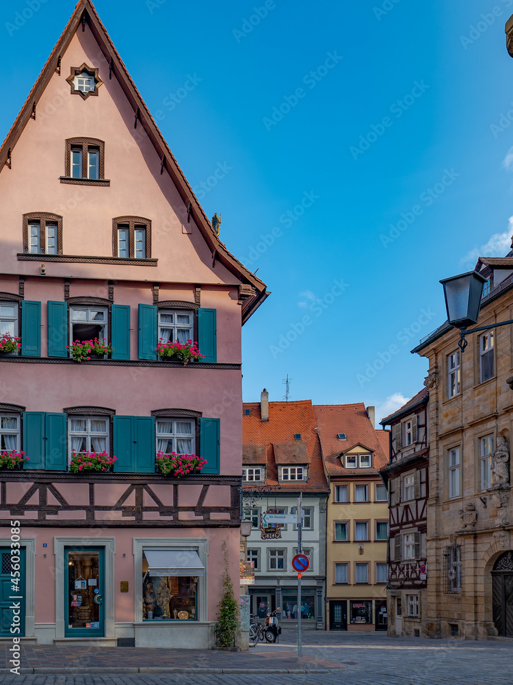 Gebäude in der Historischen Altstadt von Bamberg