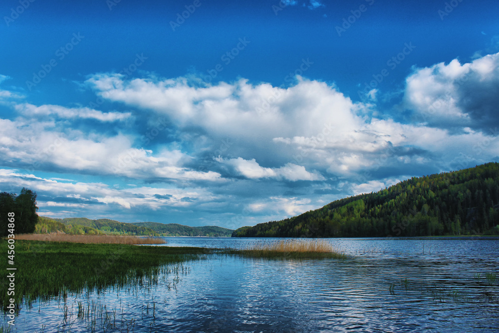 lake in the mountains