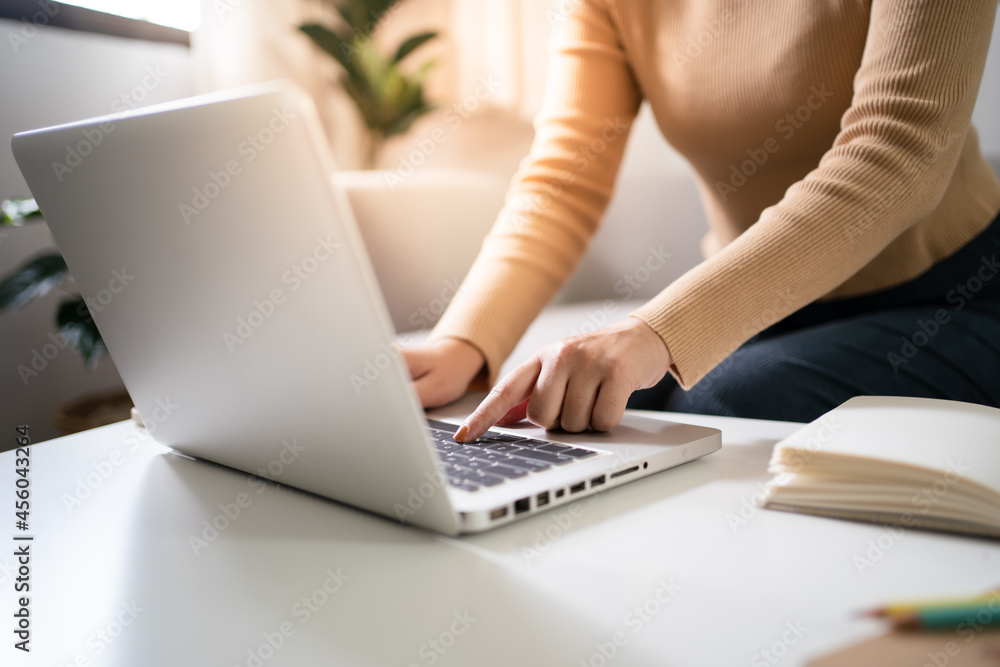 E learning Student girl online training at home. learning education studying examining Tutor video conference call by webcam e-coaching concept. E learning Student girl online training at home. learning education studying examining Tutor video conference call by webcam e-coaching concept.