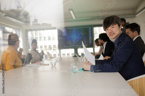Businessman in conference room meeting
