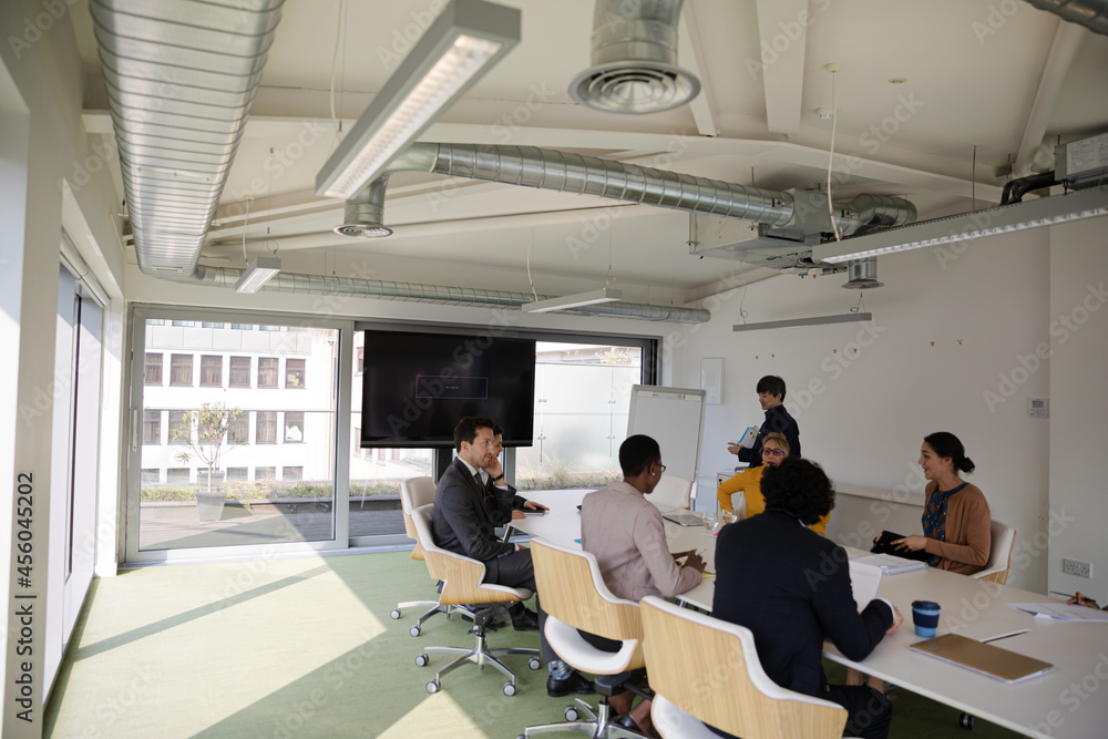 Business people in conference room meeting Business people in conference room meeting