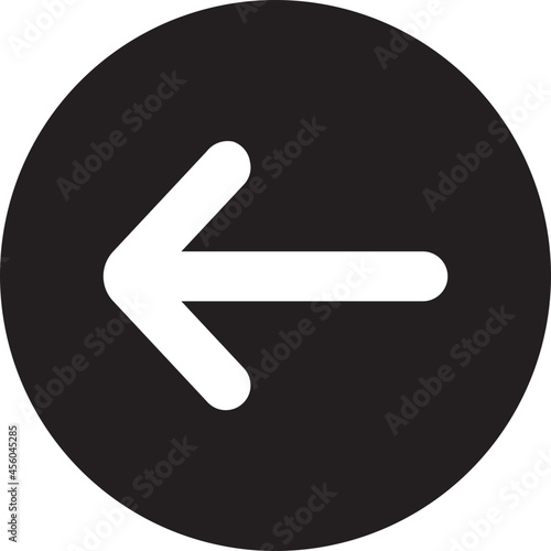 Arrow Left glyph icon