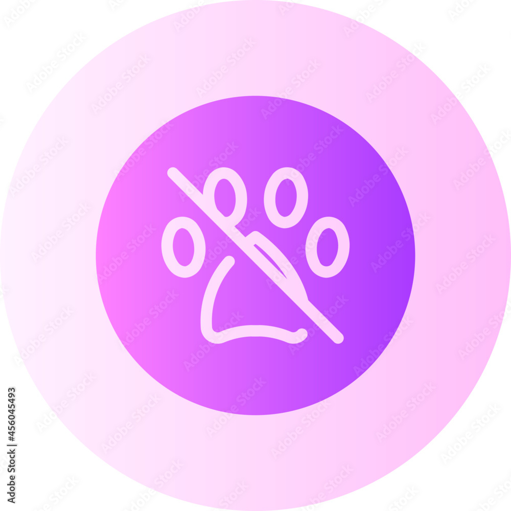 No Pets gradient icon No Pets gradient icon