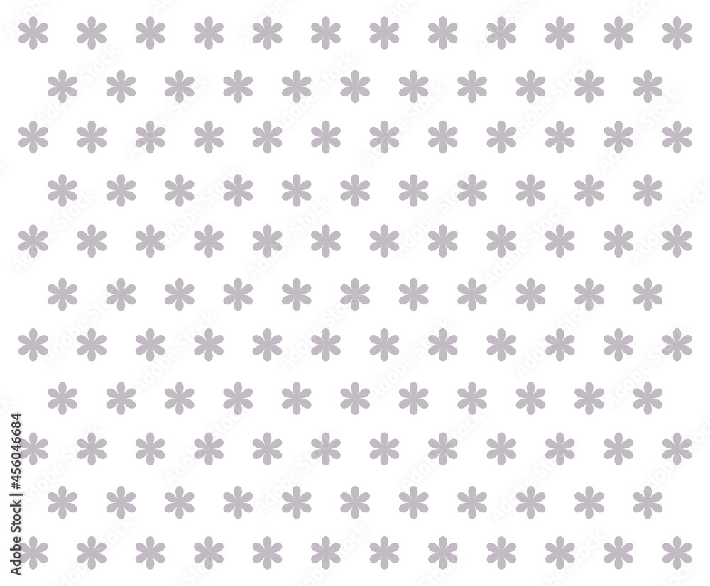 Seamless abstract modern pattern with purple flowers on white background, simple banner, design for decoration, wrapping paper, print, fabric or textile, lovely card, vector illustration Seamless abstract modern pattern with purple flowers on white background, simple banner, design for decoration, wrapping paper, print, fabric or textile, lovely card, vector illustration