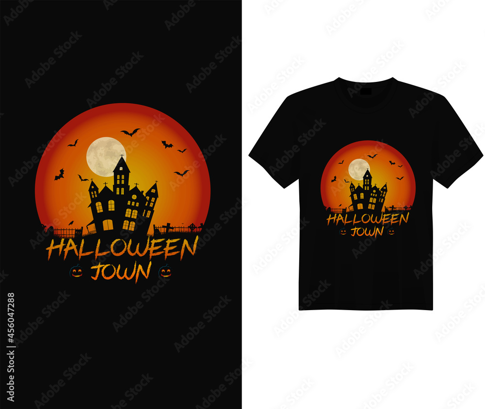 Halloween town scary t shirt