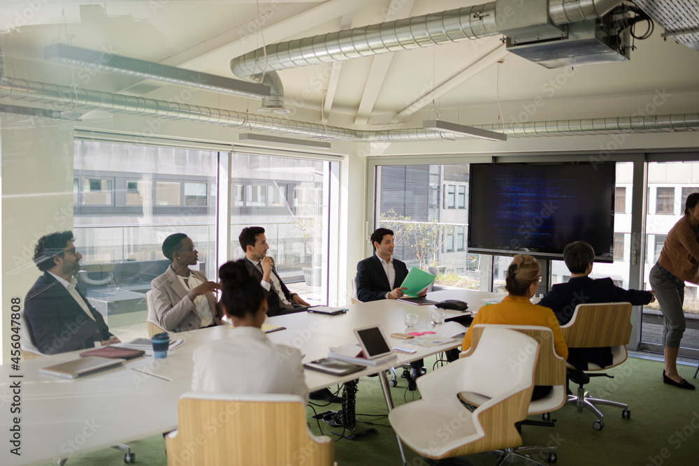 Business people in conference room meeting Business people in conference room meeting