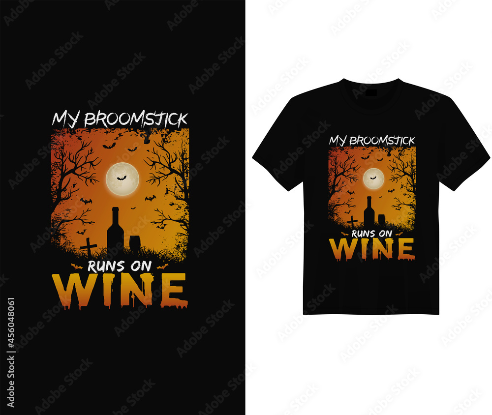 Happy halloween/ wine t shirt/ scary t shirt Happy halloween/ wine t shirt/ scary t shirt