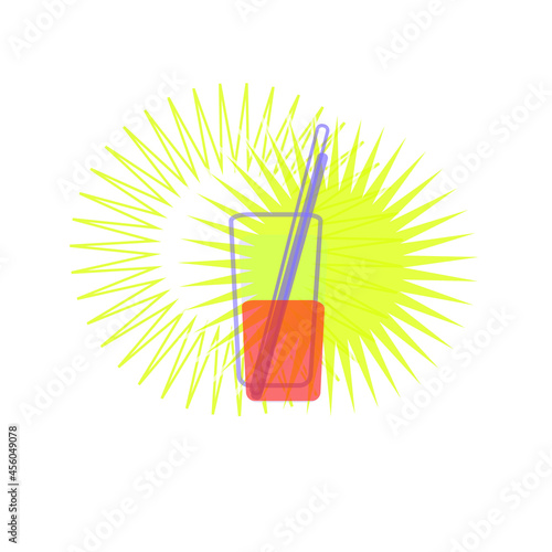 illustration of a glass of juice