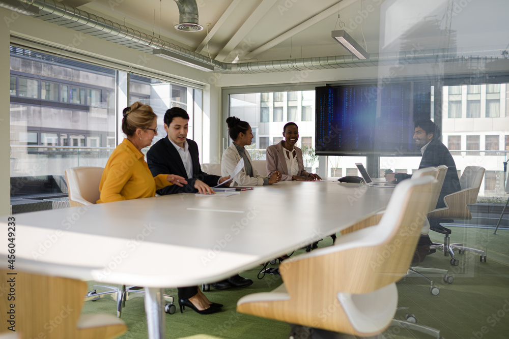 Business people in conference room meeting