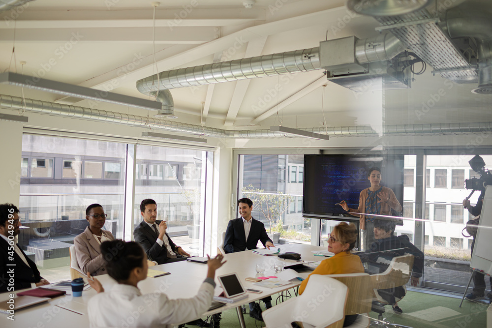 Business people in conference room meeting