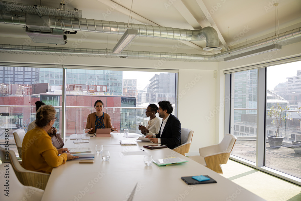 Business people in conference room meeting Business people in conference room meeting