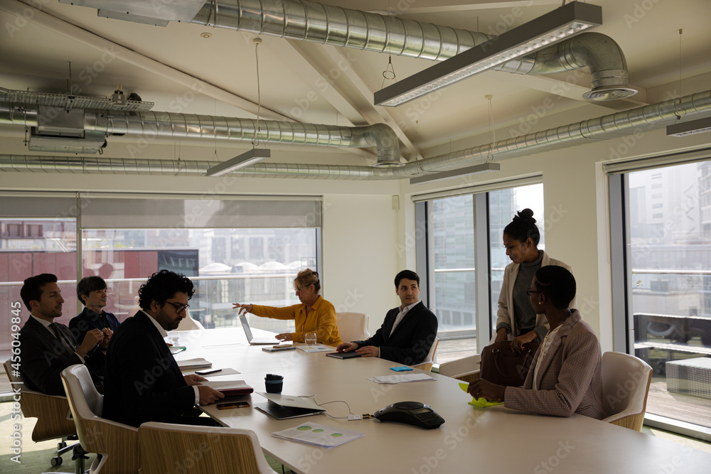 Business people in conference room meeting Business people in conference room meeting