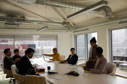 Business people in conference room meeting