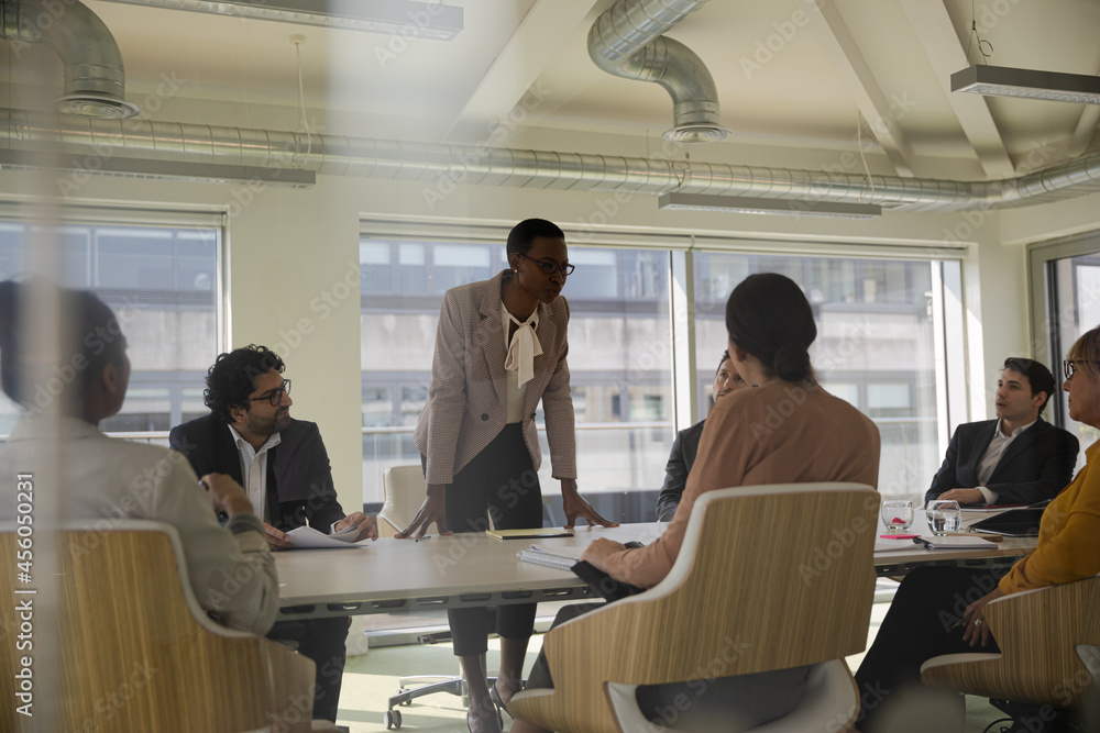 Business people in conference room meeting