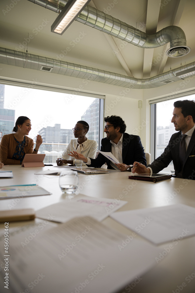 Business people brainstorming in conference room Business people brainstorming in conference room