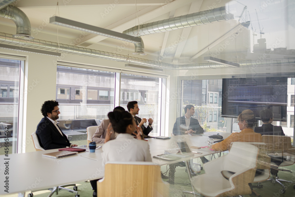 Business people in conference room meeting Business people in conference room meeting