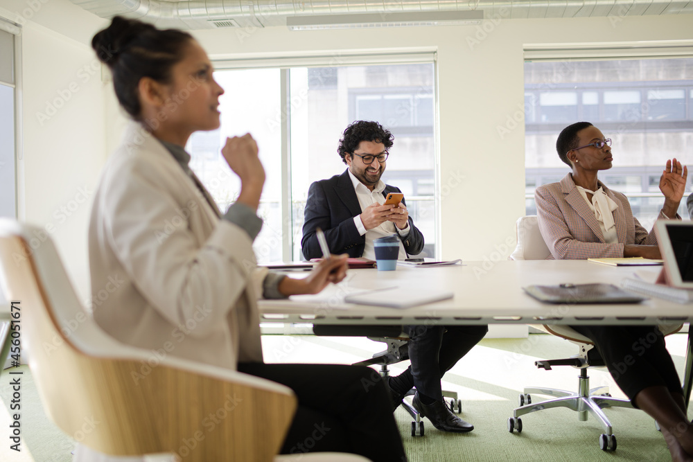 Business people in conference room meeting