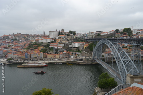 over the rooftops of Porto in Portugal