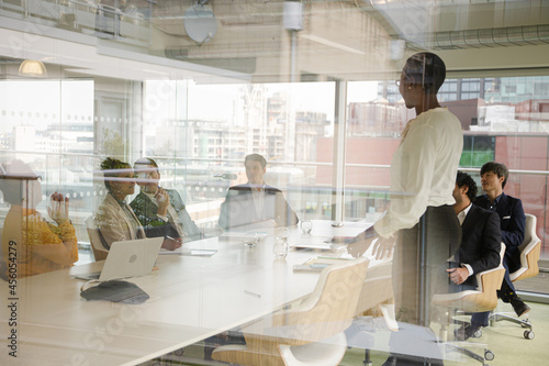 Fotografie Business people in conference room meeting