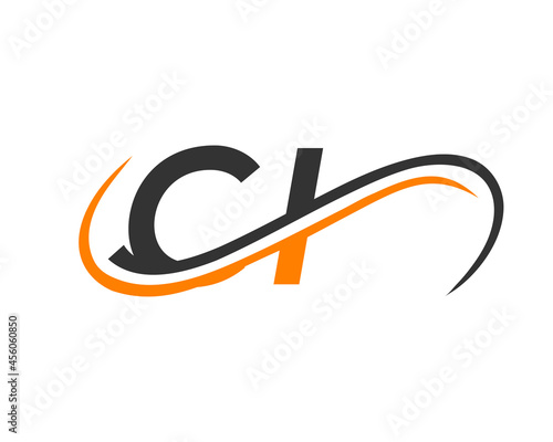 CI logo Design for Financial, Development, Investment, Real Estate And Management Company Vector Template. CI Letter Linked Business Logo. Initial CI Logo Design