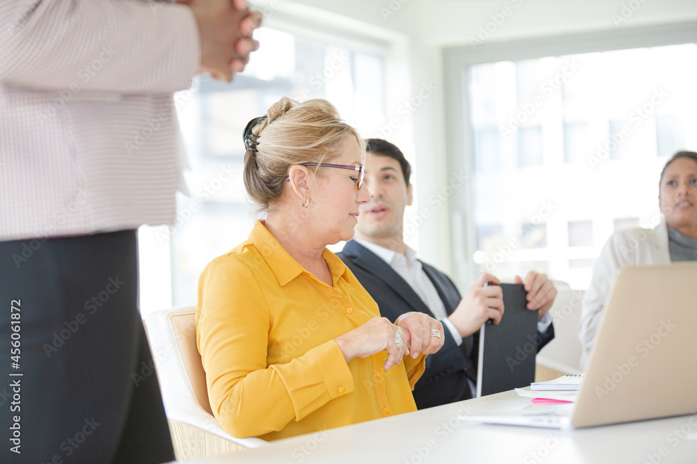 Business people in conference room meeting Business people in conference room meeting