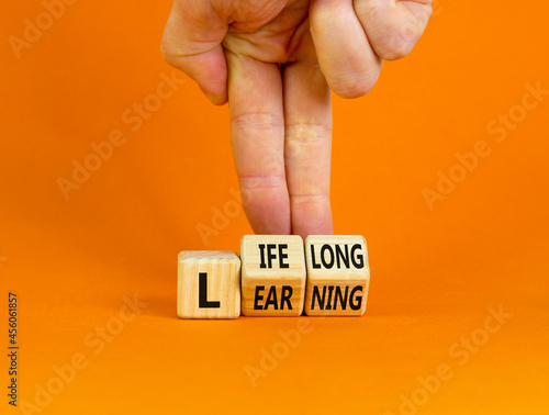 Canvas Print Lifelong learning symbol