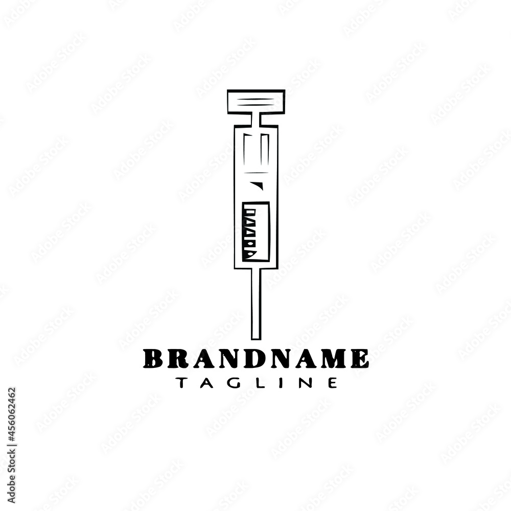 injection logo icon cartoon design template vector injection logo icon cartoon design template vector