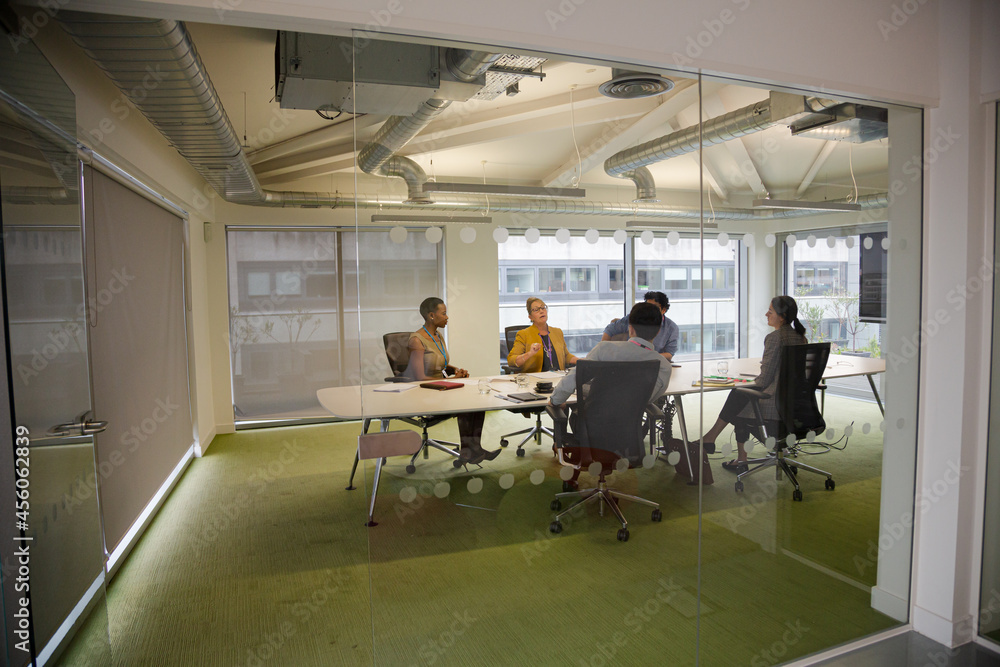 Business people in conference room meeting Business people in conference room meeting