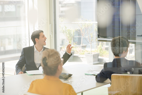 Business people in conference room meeting