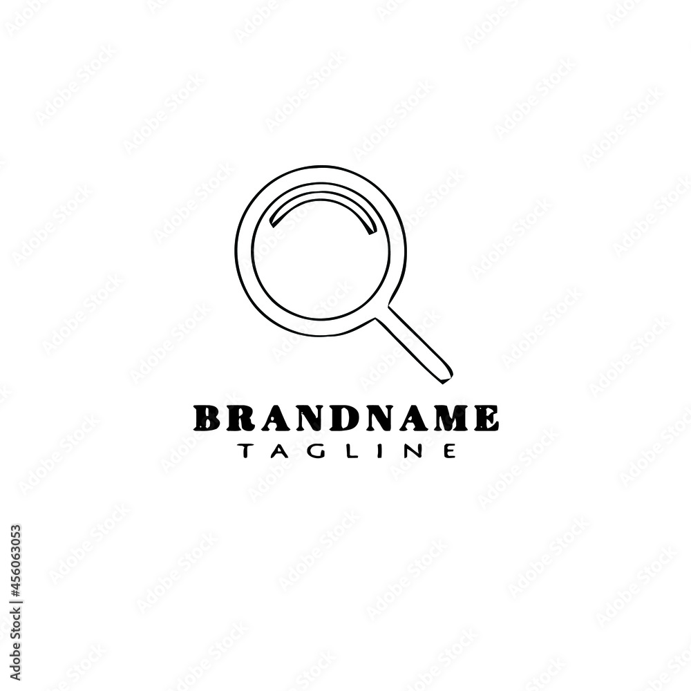 magnifying glass logo icon design template vector magnifying glass logo icon design template vector