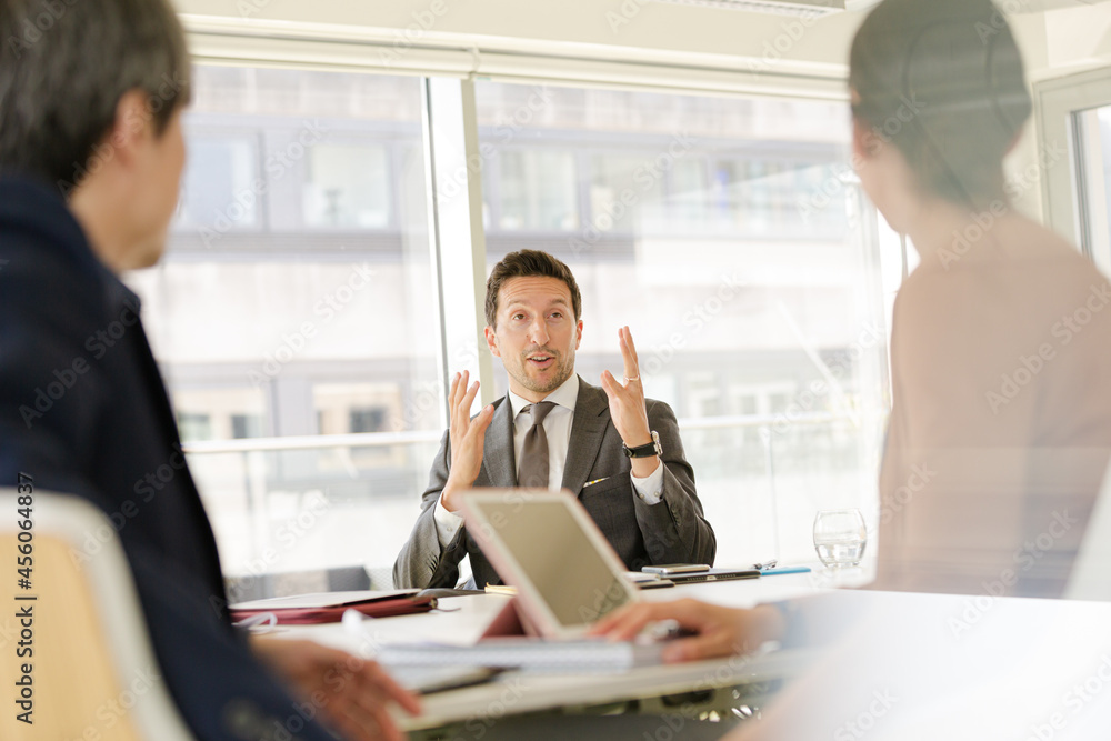 Business people in conference room meeting