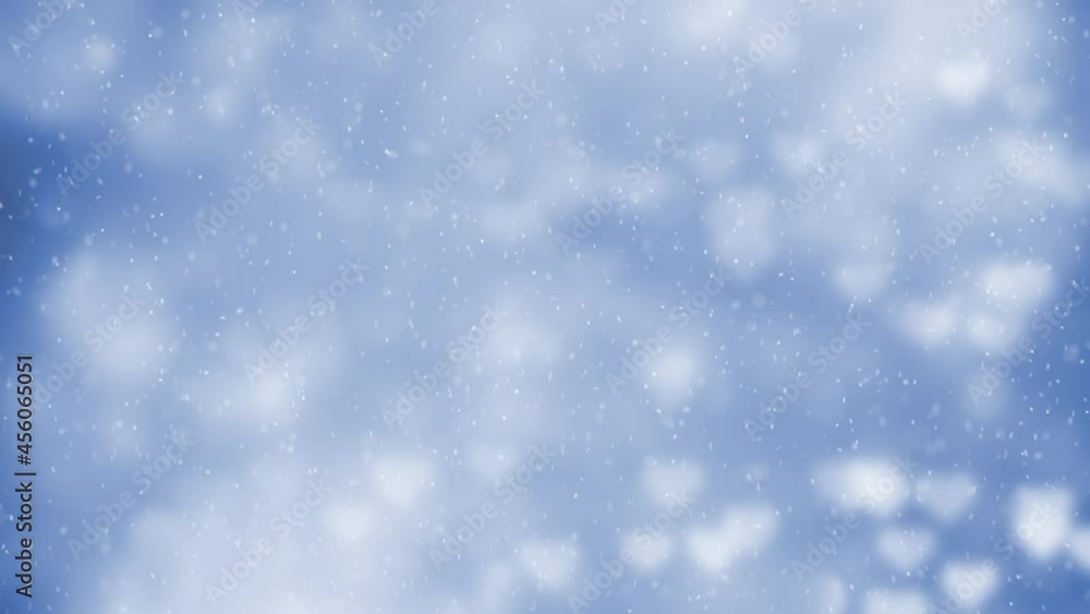 Dreamy blurred hearts with realistic snowfall background. Dreamy blurred hearts with realistic snowfall background.
