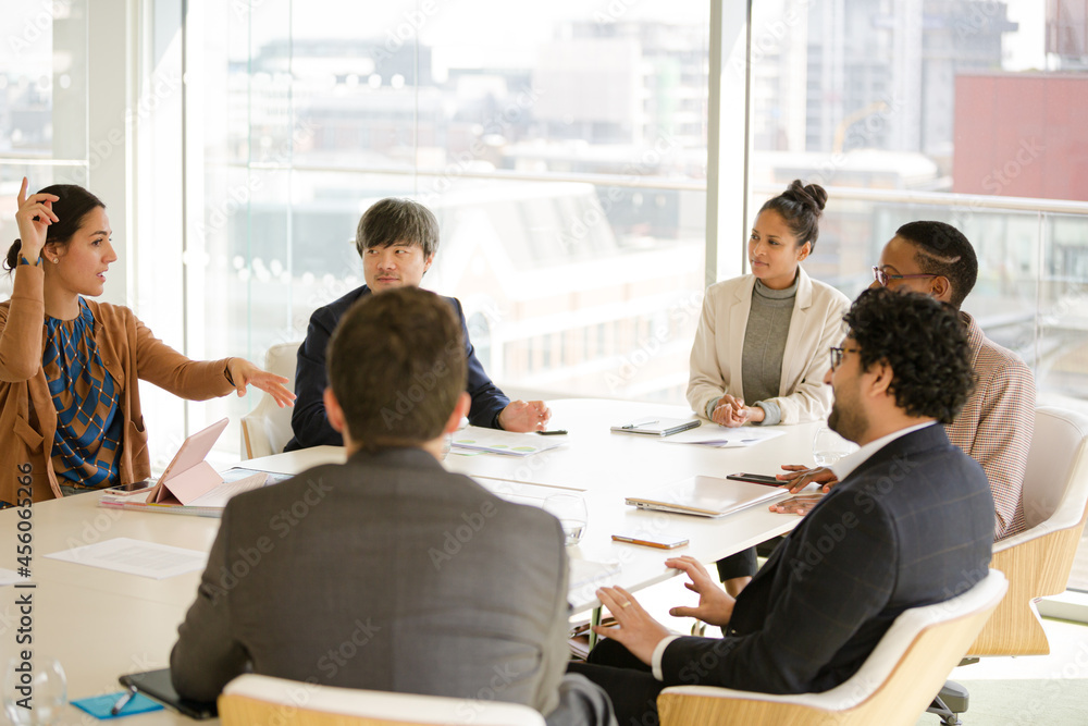 Business people in conference room meeting Business people in conference room meeting