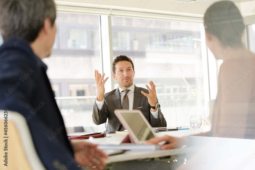 Business people in conference room meeting Business people in conference room meeting