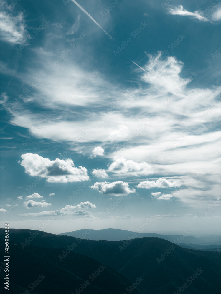 Borzhavsky Range. Carpathians. Ukraine. Mountain landscape Borzhavsky Range. Carpathians. Ukraine. Mountain landscape
