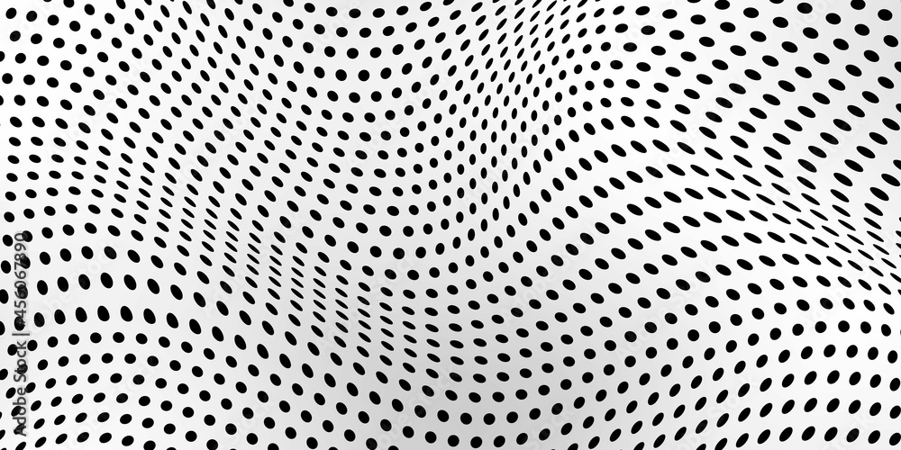 Abstract wave dot halftone pattern, Grid paper background Abstract wave dot halftone pattern, Grid paper background