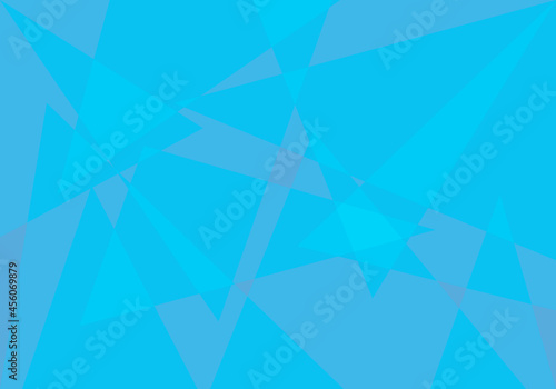 Fondo de triángulos azules transparentes rectos.