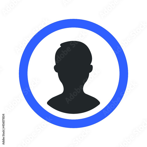profile avatar icon design vector