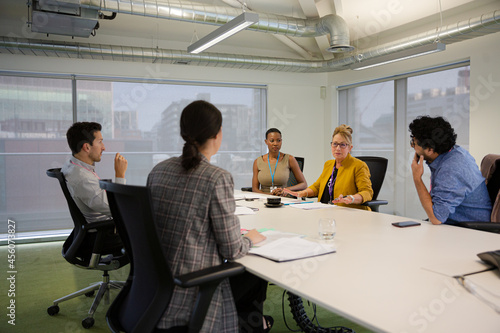 Business people in conference room meeting