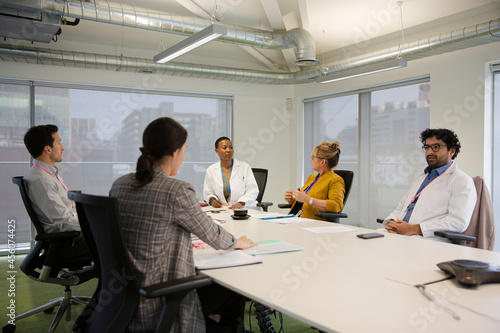 Business people in conference room meeting