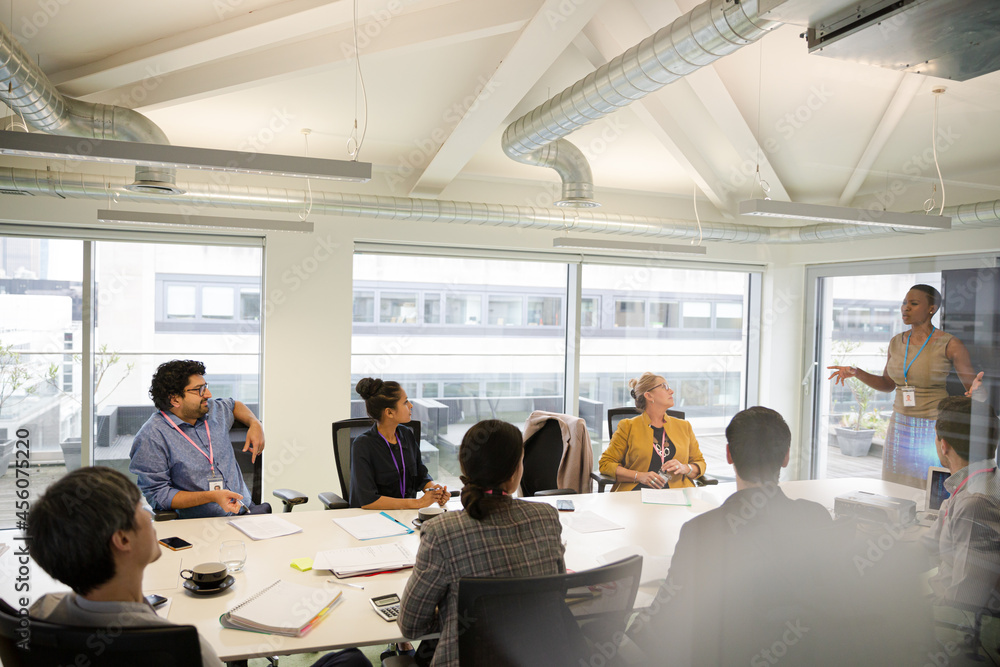 Business people in conference room meeting