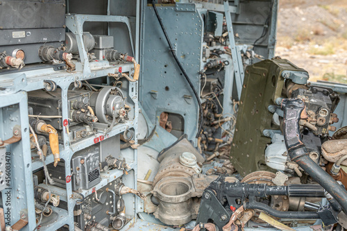Old military equipment in Panjshir Valley, Afghanistan photo