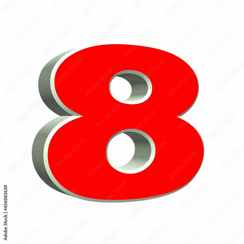 chiffre 8 rouge chiffre 8 rouge