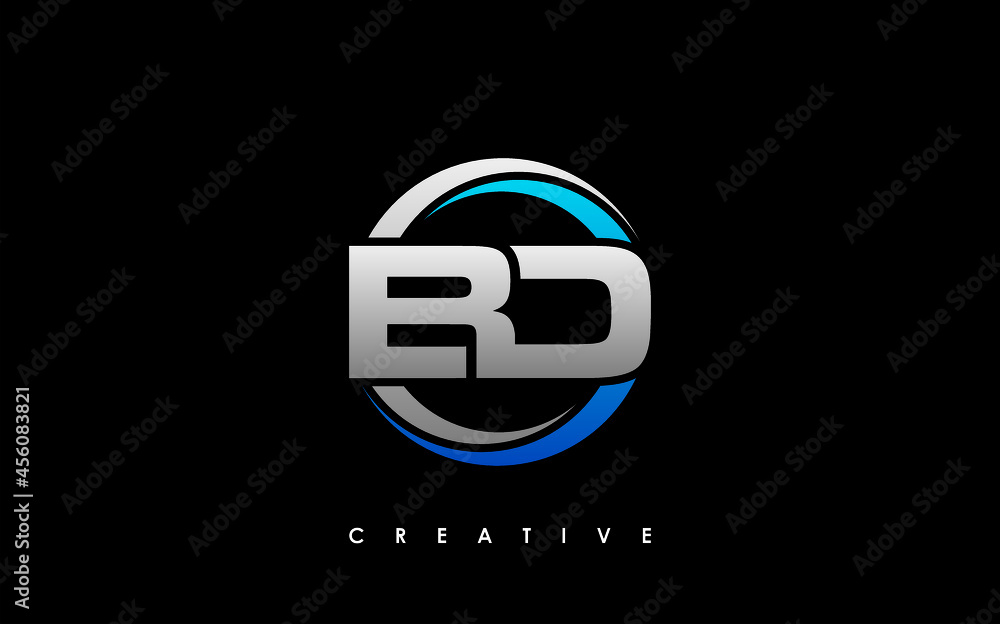 BD Letter Initial Logo Design Template Vector Illustration BD Letter Initial Logo Design Template Vector Illustration