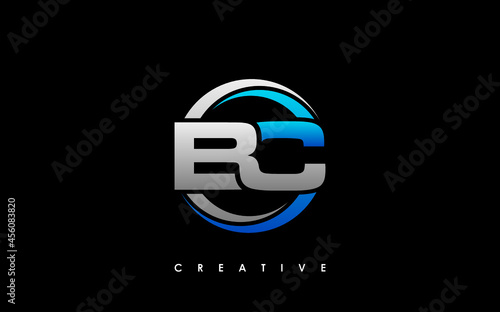 Free Download BC Letter Initial Logo Design Template Vector Illustration - GFXLoad