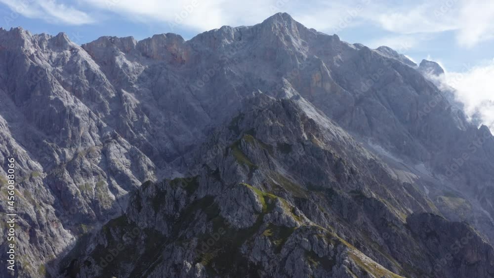 Rocky Terrain, Uphill Slopes and Beautiful Drone Shot of the Lauskopf Mountain Rocky Terrain, Uphill Slopes and Beautiful Drone Shot of the Lauskopf Mountain