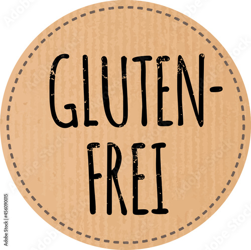 Button Glutenfrei recyclingpapier zerkratzt
