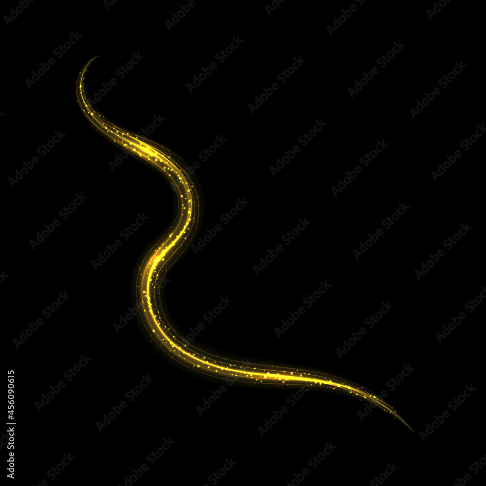 Fototapeta premium Gold glow light effect stars bursts with sparkles isolated.