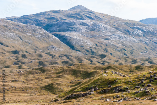 Mountainous landscape in Glen Docherty area, Scotland. © Alizada Studios