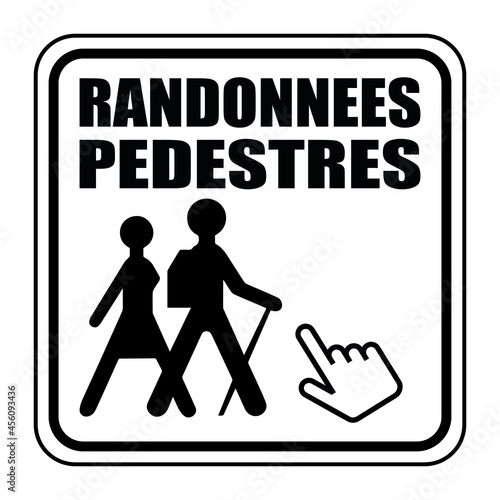 Logo randonnées pédestres.